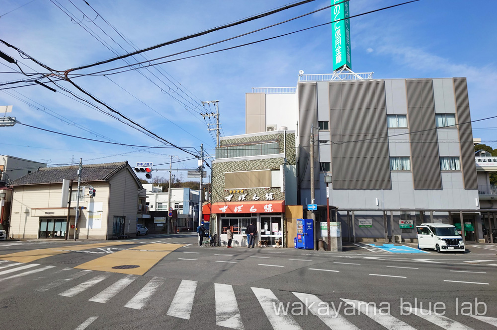 ずぼら焼き 行列 周辺の道路