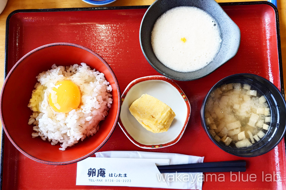 卵庵 はしたま 麦とろご飯